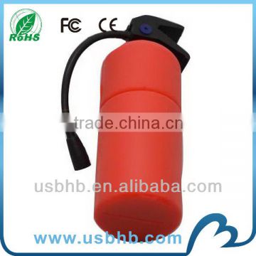 PVC Fire Extinguisher u-disk,custom u-disk with free sample