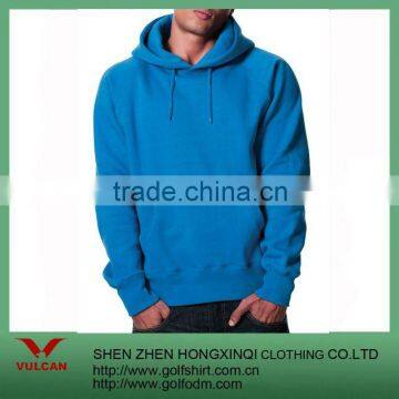 Blue Men's pullover Hooded sweatshirt