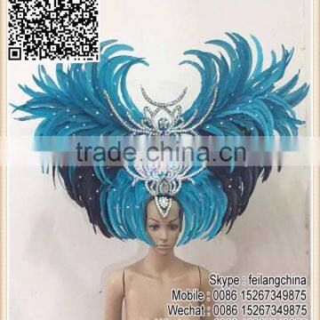 Women Large Samba Headdress Big Carnival Dress Up Headpiece For Cheap Sale                        
                                                Quality Choice