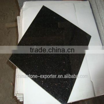 factory polished Granite Marble Black Galaxy