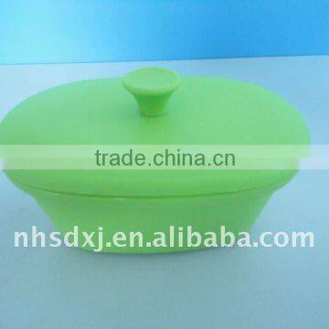 silicone microwave bowl with lid