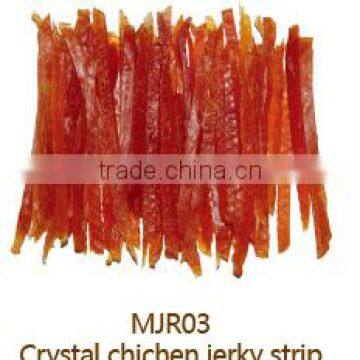 dog treats Crystal chicken jerky strip pet Food snack