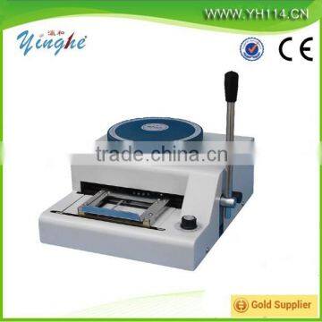 new model embosser machine for pvc card