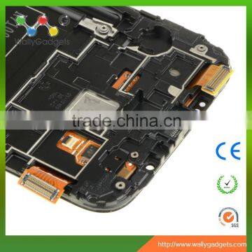 hotsale Large discount touch screen display assembly for sam-sung gal-axy N0TE 2 N7100 with frame