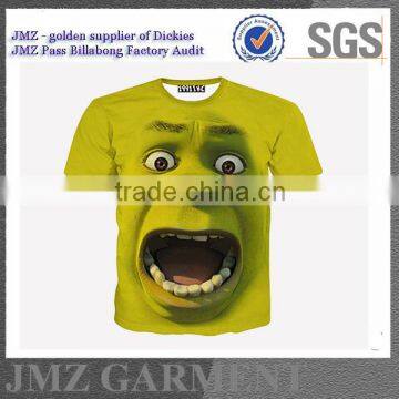 JMZ amazing men t shirt customize 3D printed mens t shirt