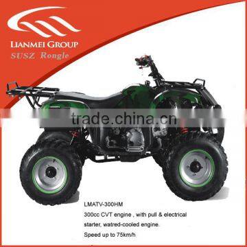 300CC ATV with automatic Engine, with electrical and pull starter, speed up to 75km/h