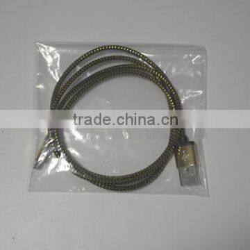 High Speed Data Sync Charger Cord with Aluminum Shell For Android (Gold)