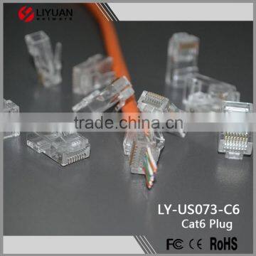 LY-US073-C6 Unshielded Cat6 Rj45 Through Plug With Factory Price photo-6