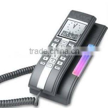 Basic corded telephone, simple landline phone.