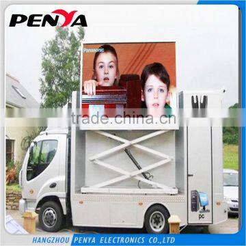 Full Color RGB High brightness P10 truck mobile led video wall