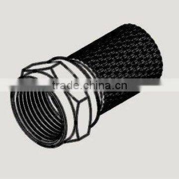 Twist On F connector male for cable RG59 and RG6