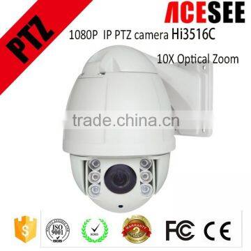 ACESEE outdoor 1080P Hisilicon Hi3516C 10x zoom auto tracking ptz ip camera