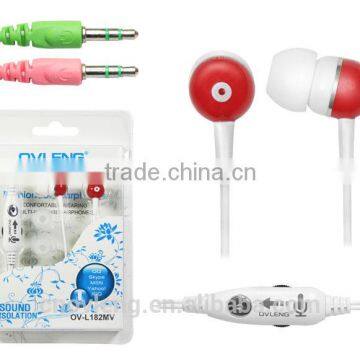 Guangdong Electronics In-Ear Earphone/Earplug with Mic