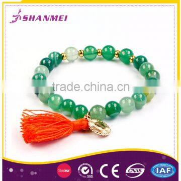 Export Oriented Manufacturer Stretch Semi Stone Wholesale Popular Bracelet