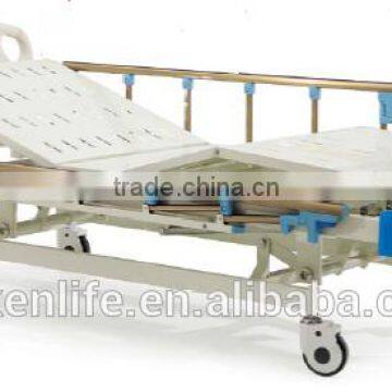 HOT!! Three Crank Manual Hospital bed CE QUALITY