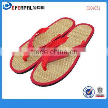 men and women beach bamboo flip flop wholesale