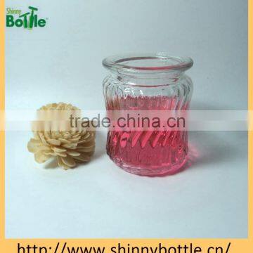 high quality engraved hanging glass mason jar for candle holder