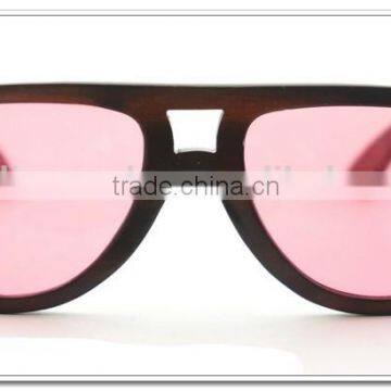 Top Selling Aluminium Wood Sunglasses Layers Wood With Comfortable Adjustable Rubber End photo-2