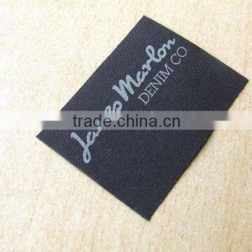 2016 Top Sale Black Satin Printed Sew on Labels photo-4