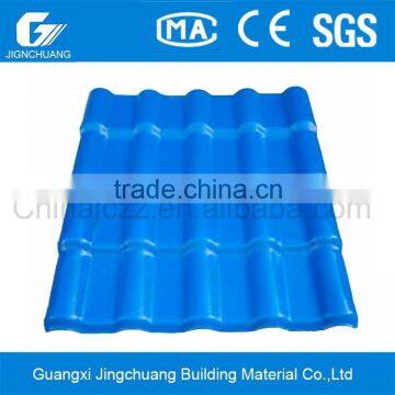 long term color stability pvc plastic lightweight roofing tiles