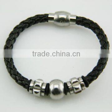 Magnetic bracelet mens leatherBL6947