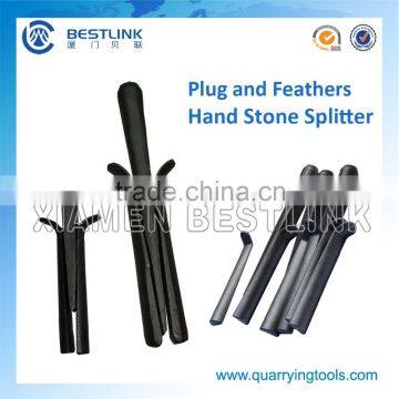 Sales Hand Stone Splitter Plug and Feathers