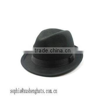 2014 Fashion 100% Wool Felt Fedora Hat