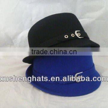 2012 fashion women wool felt fedora trilby hat