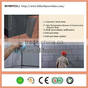 50 Years Warranty Fireproof 2.5-3mm Thickness Corrosion Resistance Flexible Sandstone, Exterior Wall Sandstone photo-6