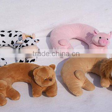 Very Cute Embroidered Plush Animal Pillow photo-2