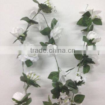 artificial flower vine rose/lily garland