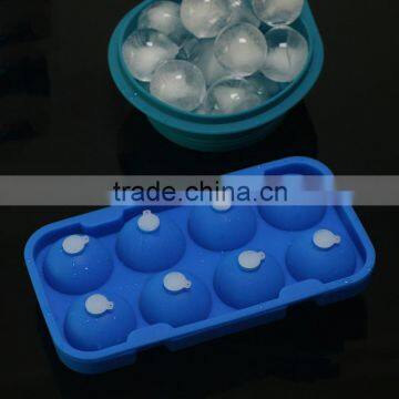 New 4.8cm diameter Silicone Ice Ball Cube Tray with small lid Freeze Mould Bar Jelly Chocolate Mold Maker