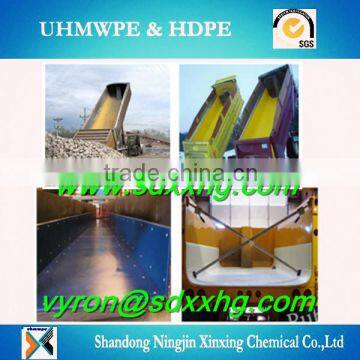 UHMWPE/HDPE engineering plastic bed sheet for truck/non-stick anti-wear liners