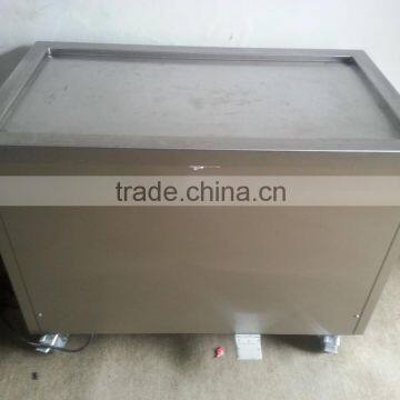 flat pan fried Ice cream / roll ice cream machine for sale