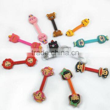 Creative Cute Coil Winder Silicone Cable Wire Organizer Bobbin Winder