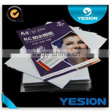 Best quality RC base 260gsm waterproof cheap Micro Porous photo paper 1.07*50m for all wide format inkjet printers Factory direc