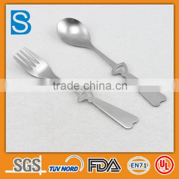 Stainless steel heart shape fork