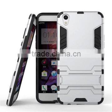 New Arrival Kickstand Case For Oppo R9, For Oppo R9 Hybrid Pc Tpu Combo Case