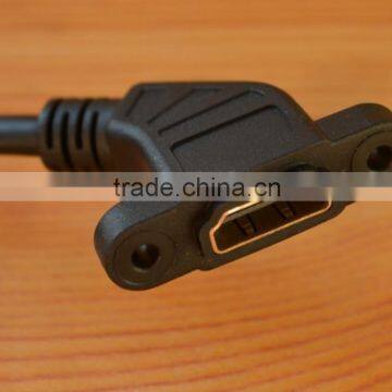 45 degree angled hdmi cable male to female 1.4v high speed cable for projector