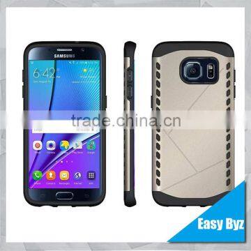 New tough/ combo/ hybrid protective case for samsung galaxy s7 edge mobile phone case