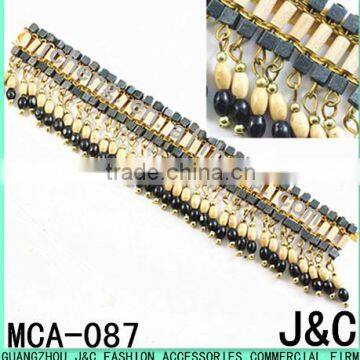 2016 High quality handmade wood beads multi-purpose shoes Chain