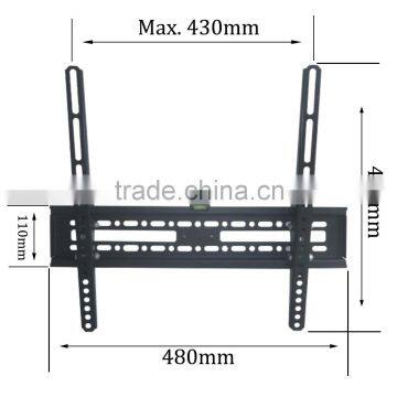 Hot-sale tv Rack Adjustable Sliding Tilt Lcd Led Plasma tv Wall Mount for Sale With Vesa 400x400 up to 50kg Laod Weight photo-3