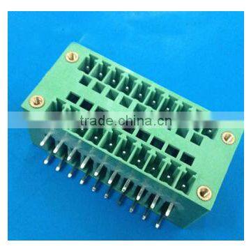Spring Pluggable PCB Terminal Blocks SH 2EDGKDM + RHM-3.81-10P connector
