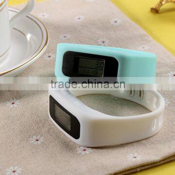 New arrival fashion style fitness tracker bracelet wrist watch pedometer