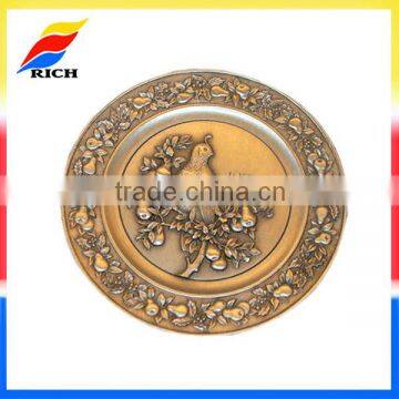 custom good quality decorative custom metal plate