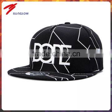 wholesale custom design your own logo 100% acrylic high quality snapback hat