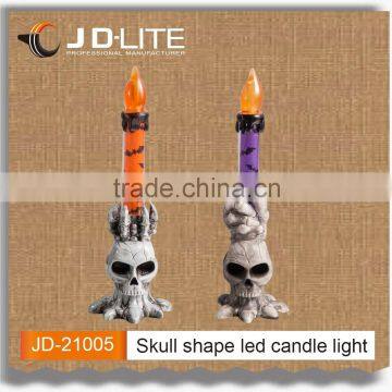Flameless hallowmas decoration candle light, mini electric candle light for decoration