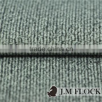 Printing technology super soft flock fabric velvet sofa upholstery