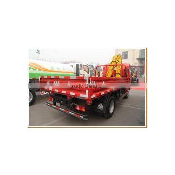 Sinotruk HOWO Mini Truck Mounted Crane With Cable Winch photo-3