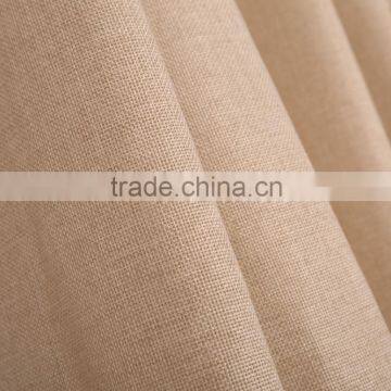 simple plain linen eyelet curtain panel for home hotel cafe office